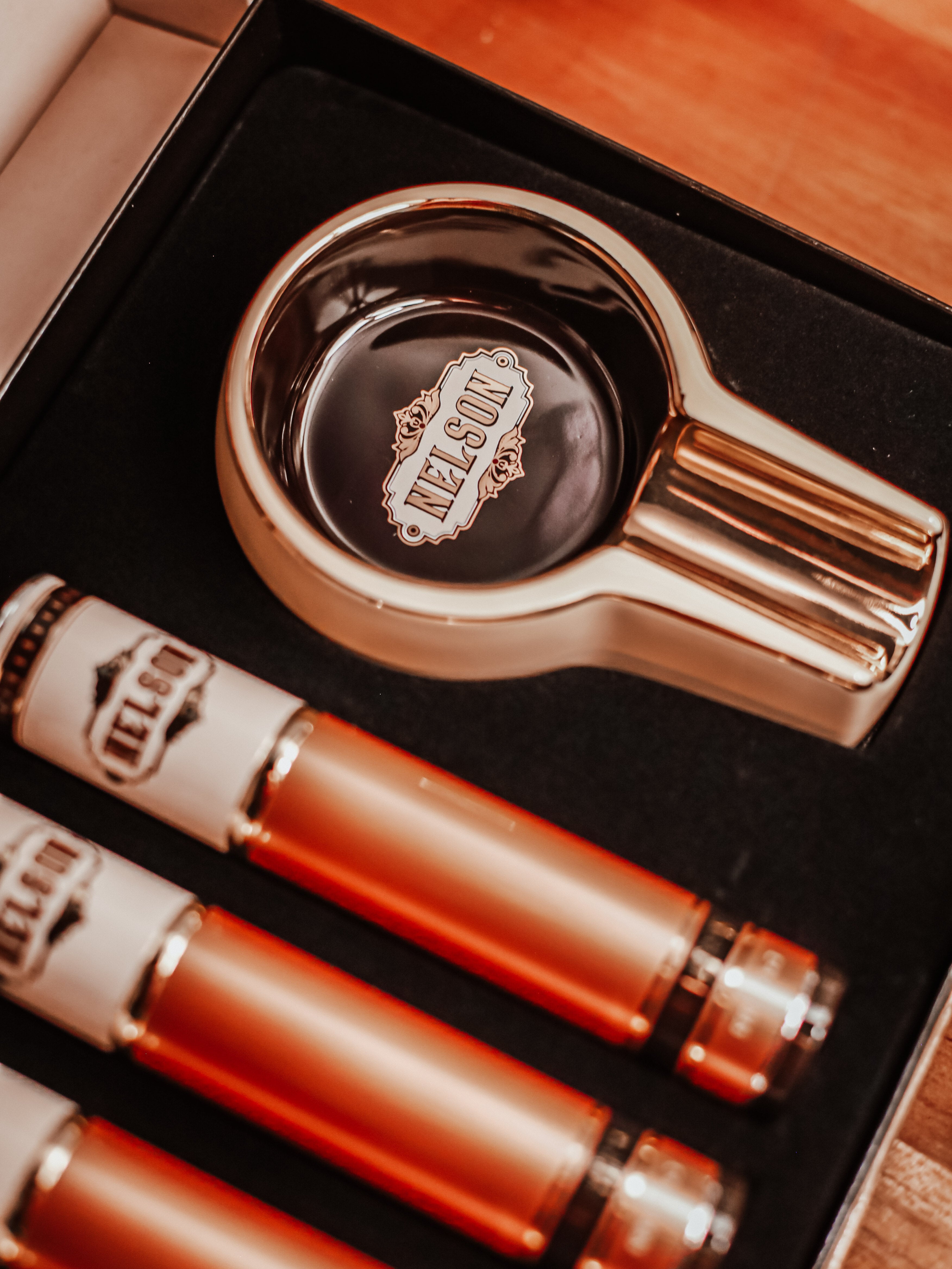 Nelson 5 pack gift set with Ashtray