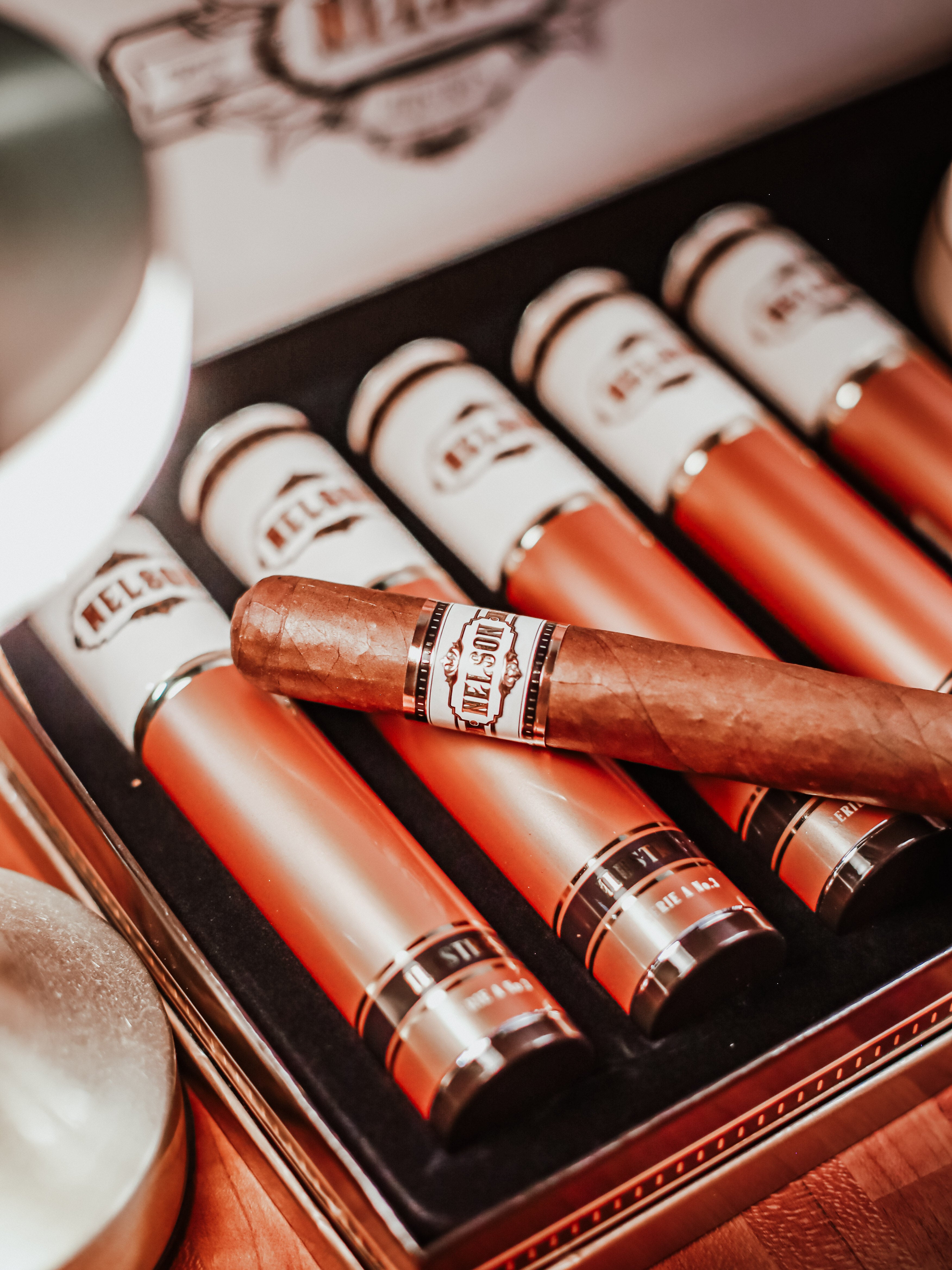 Nelson 5 pack gift set with Ashtray