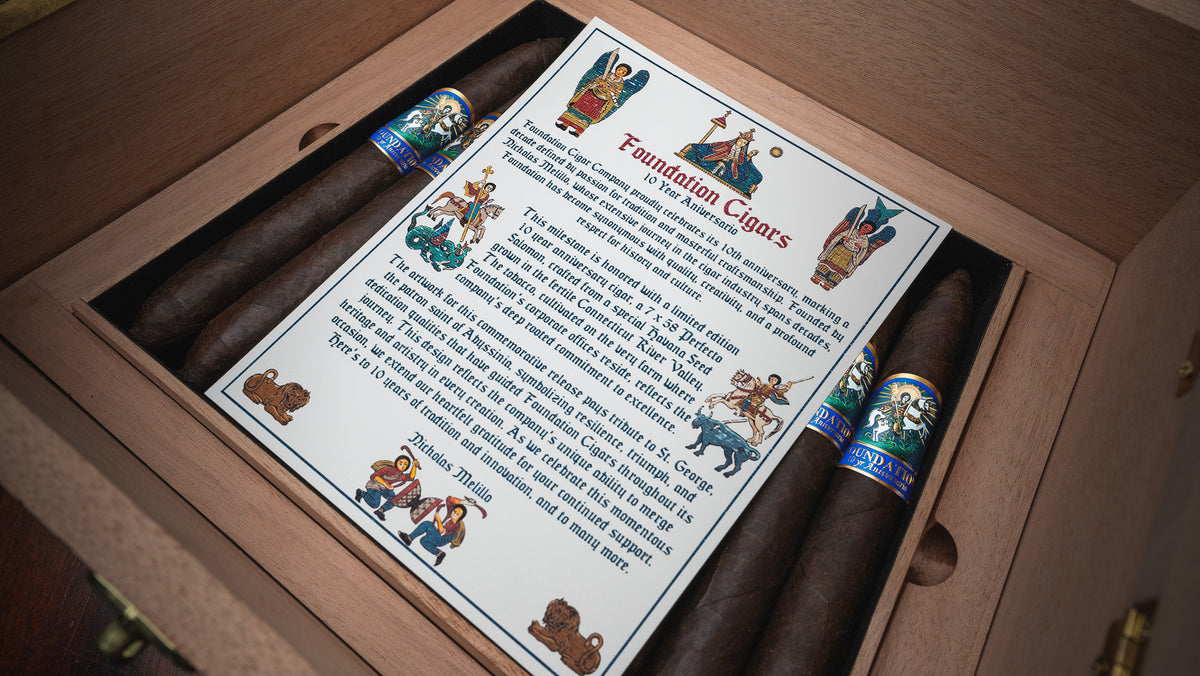 Foundation 10 Year Aniversario bx20 in Special Humidor