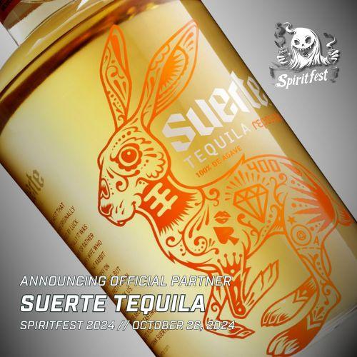 Suerte Tequila Announced as Spiritfest 2024 Partner at Industrial Cigar Co.