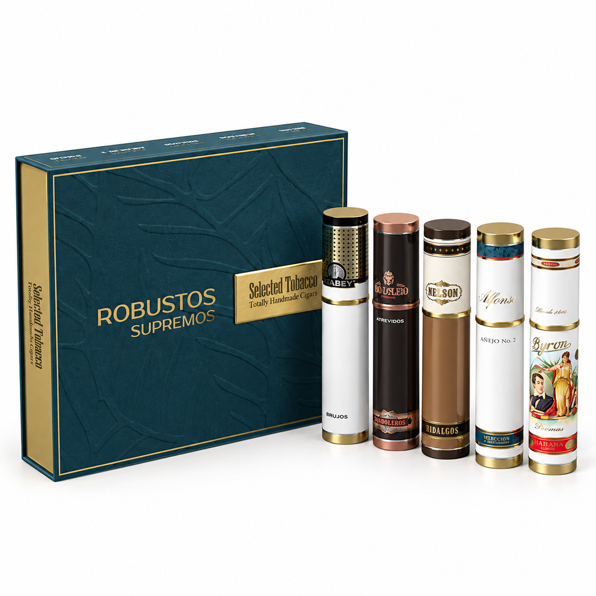 Selected Tobacco Robusto Edition Set – Limited Edition 5-Cigar Collection