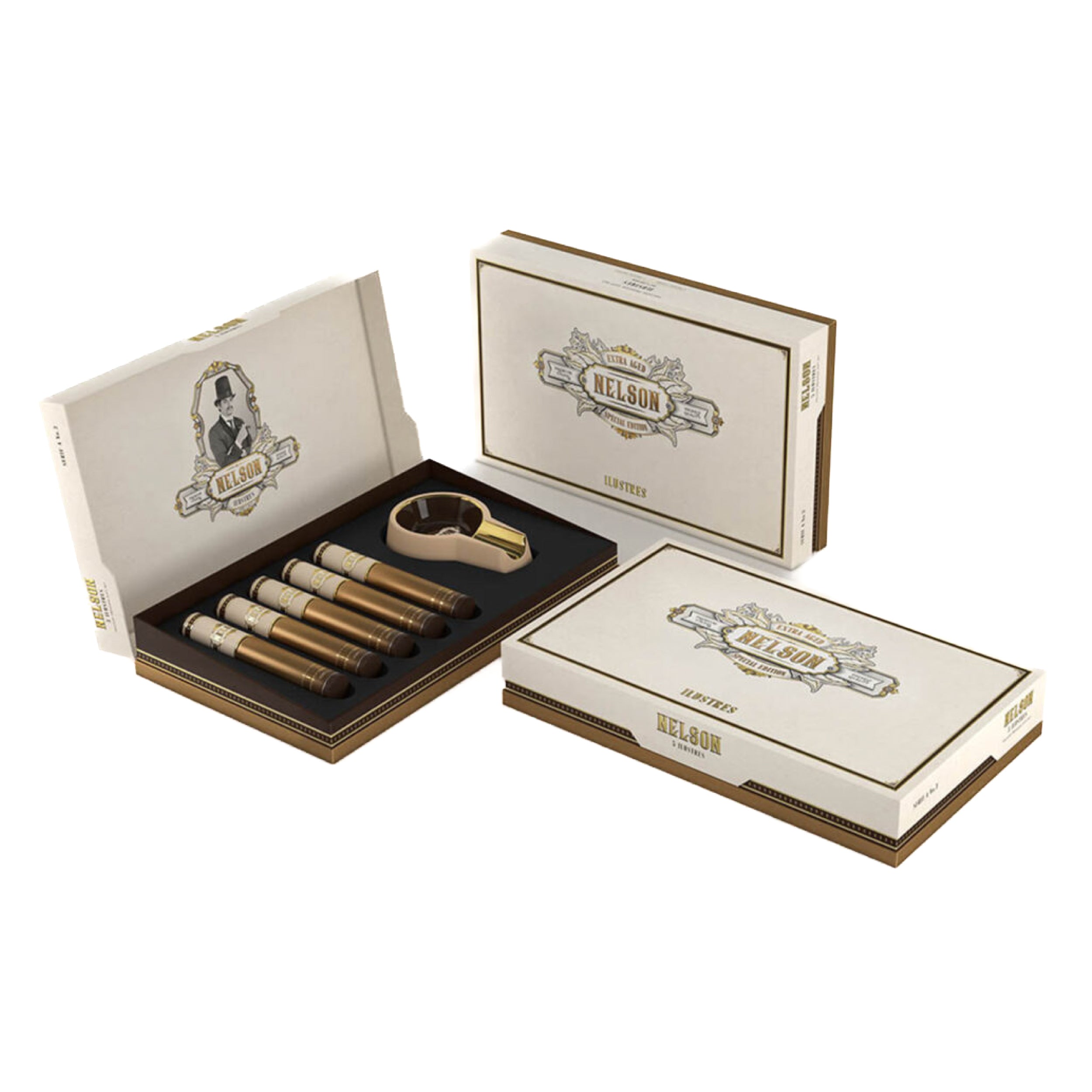 Nelson 5 pack gift set with Ashtray