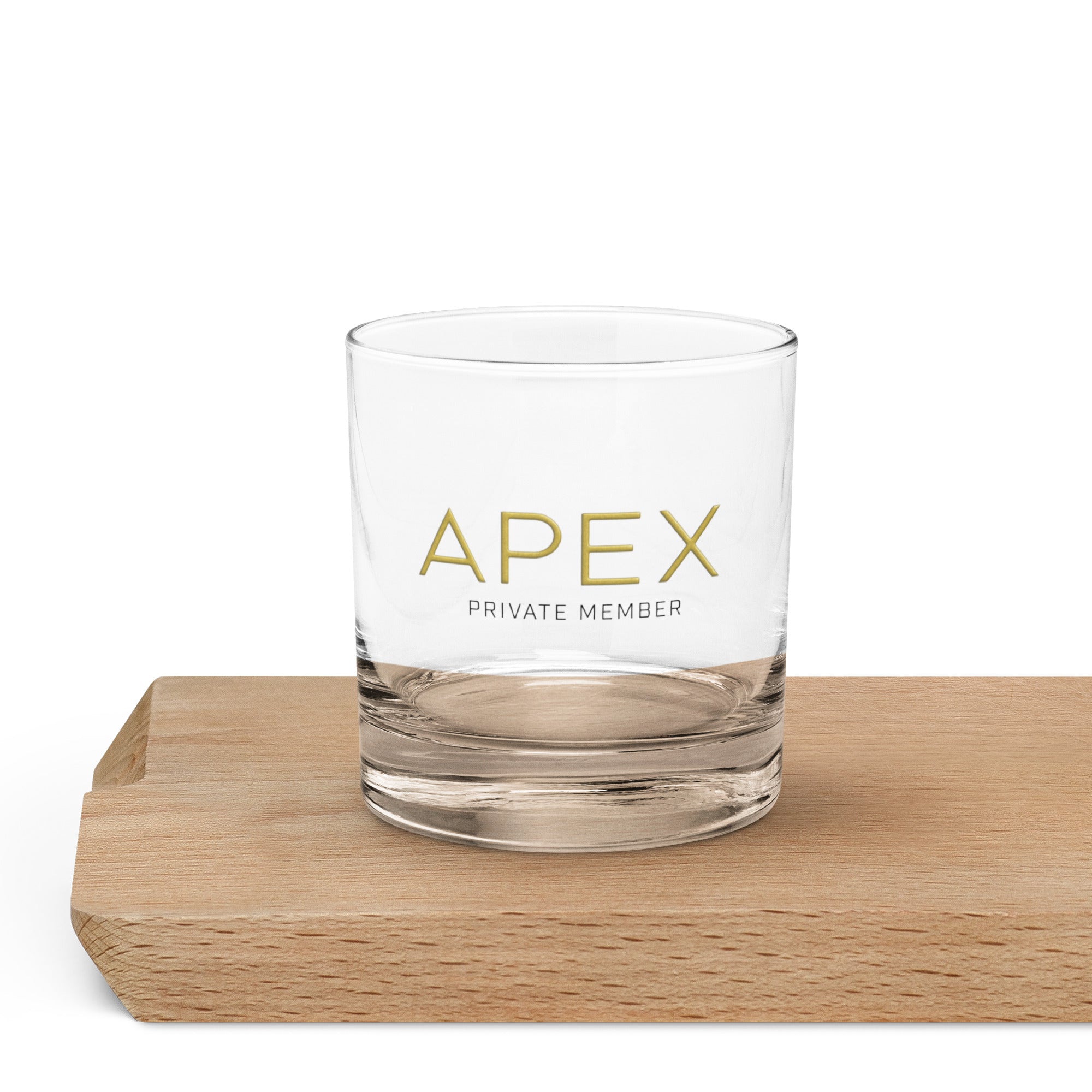 Apex Member Rocks glass - Industrial Cigar Co.