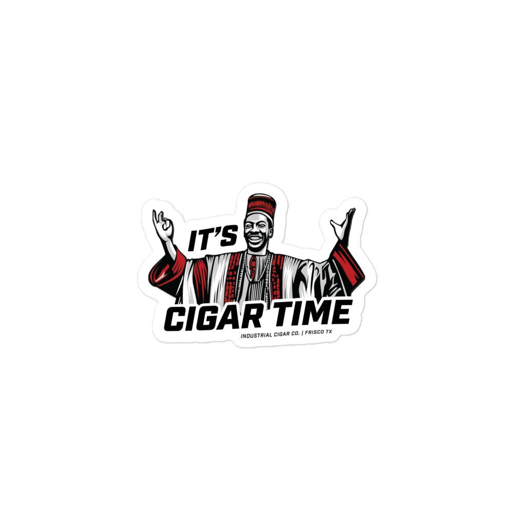 It's Cigar Time Sticker - Industrial Cigar Co.