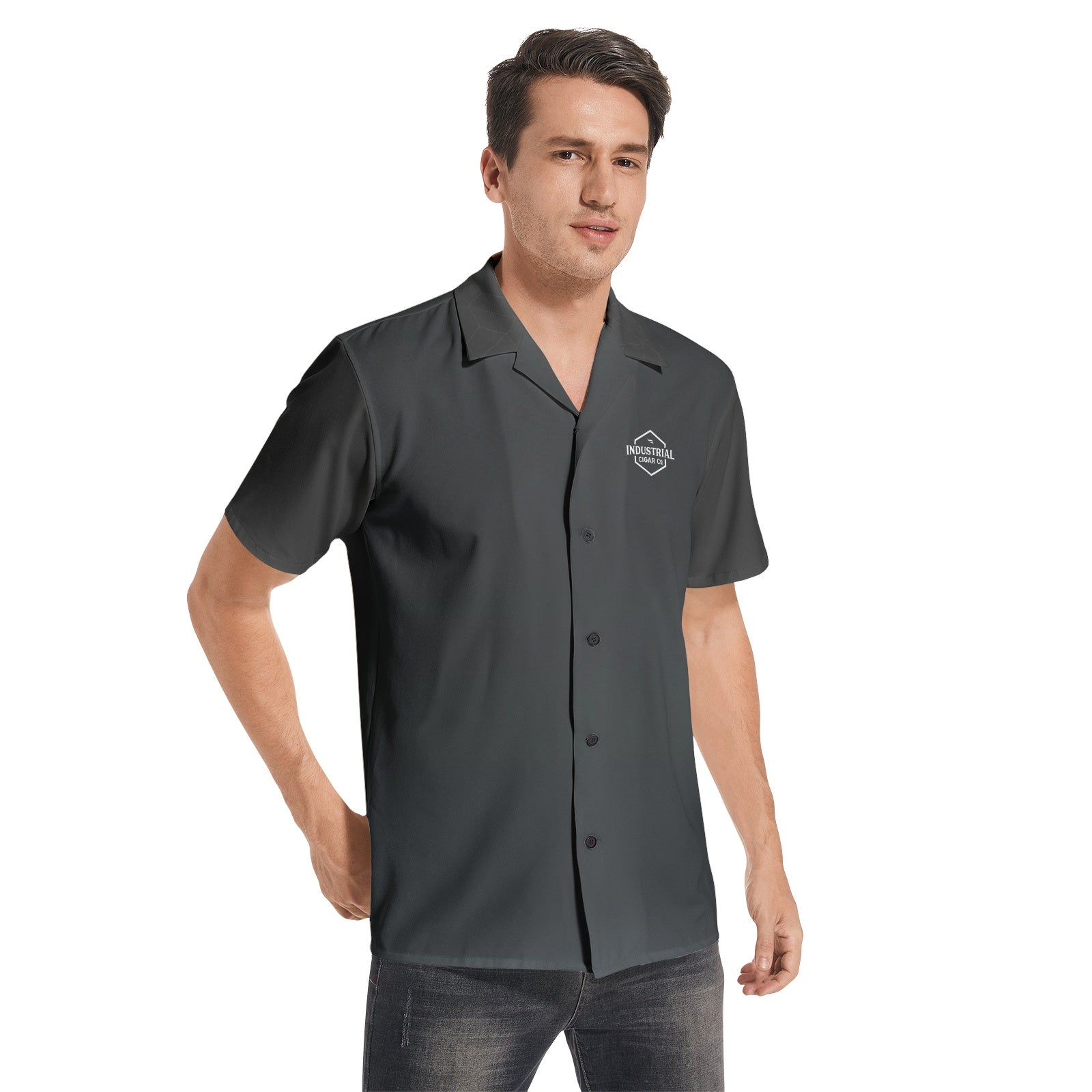 Staff Men's All-over print Short Sleeve Shirts - Industrial Cigar Co.