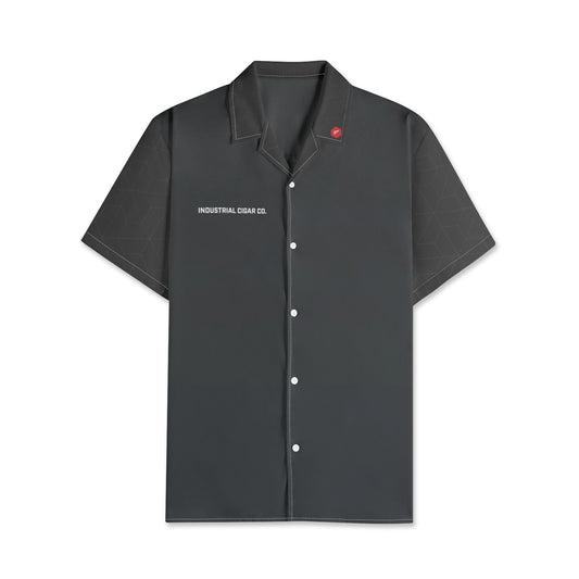 Staff Men's Hawaiian Shirt Short Sleeve Button Down Shirt - Industrial Cigar Co.