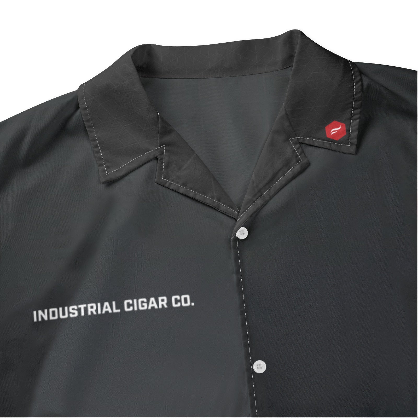 Staff Men's Hawaiian Shirt Short Sleeve Button Down Shirt - Industrial Cigar Co.